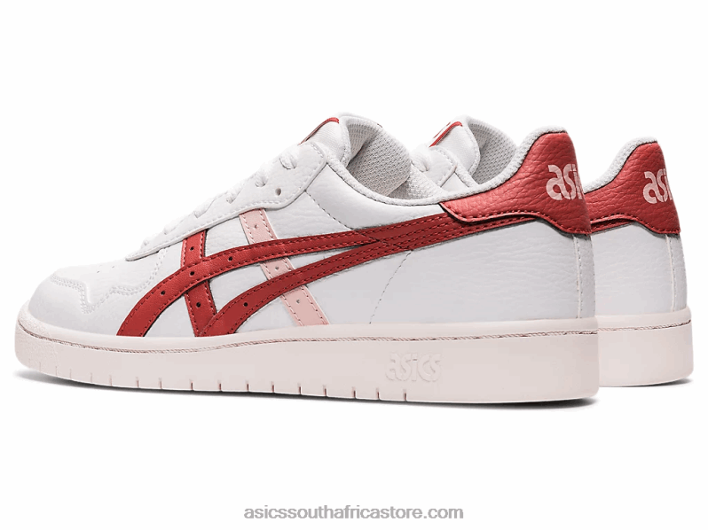 Women Asics Japan S LH4X02904 White/Red Brick