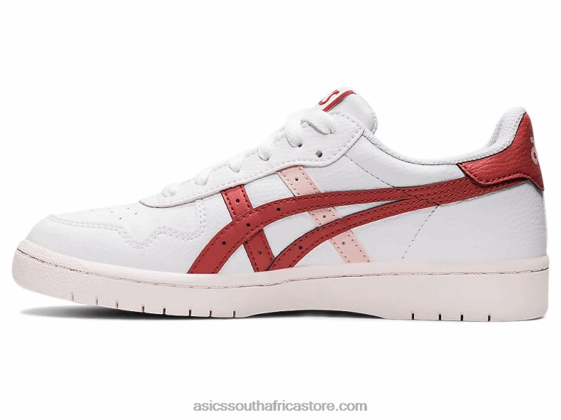 Women Asics Japan S LH4X02904 White/Red Brick