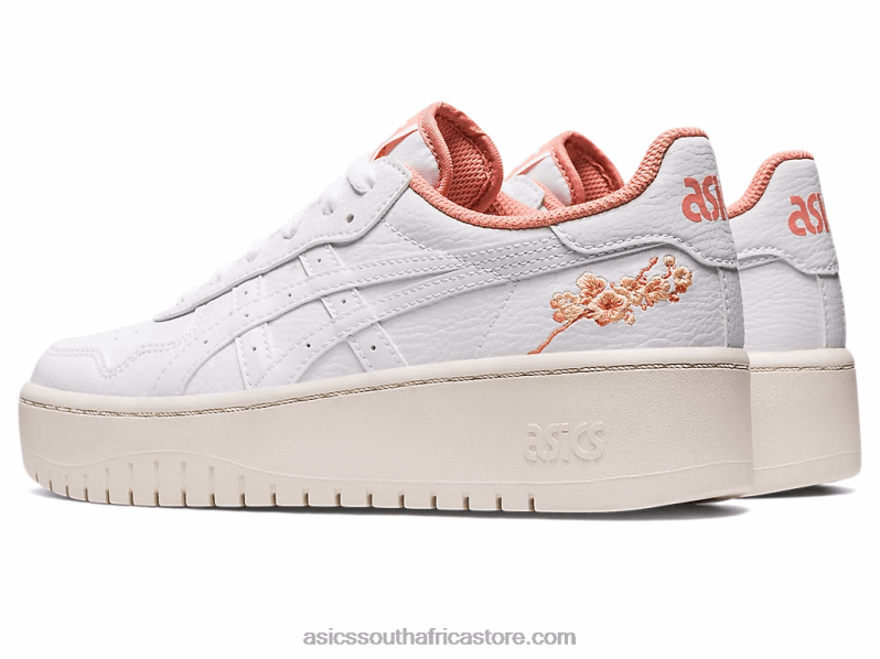 Women Asics Japan S Pf LH4X02187 White/Salmon