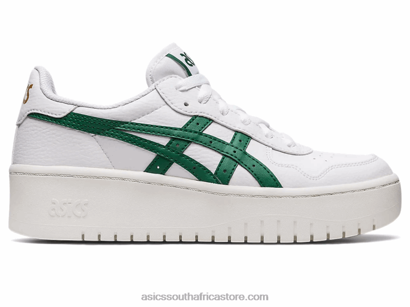 Women Asics Japan S Pf LH4X02637 White/Shamrock Green