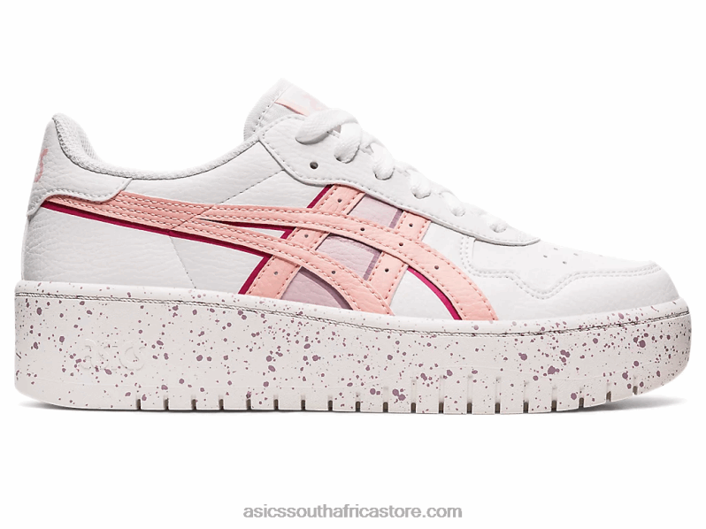 Women Asics Japan S Pf LH4X02709 White/Frosted Rose