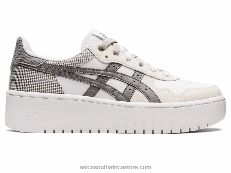 Women Asics Japan S Pf LH4X02816 White/Clay Grey
