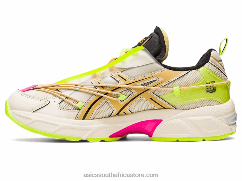 Women Asics Pe Nation X Gel-1130 LH4X0776 Cream/Paper Bag