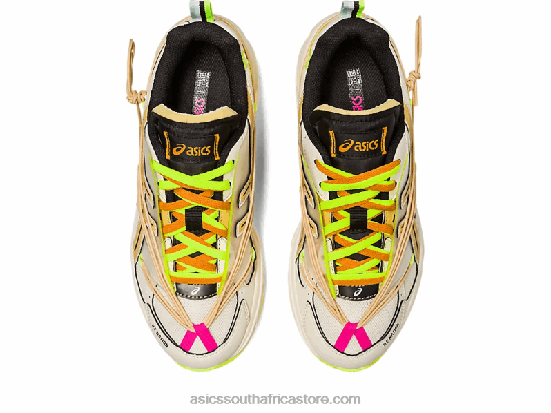 Women Asics Pe Nation X Gel-1130 LH4X0776 Cream/Paper Bag