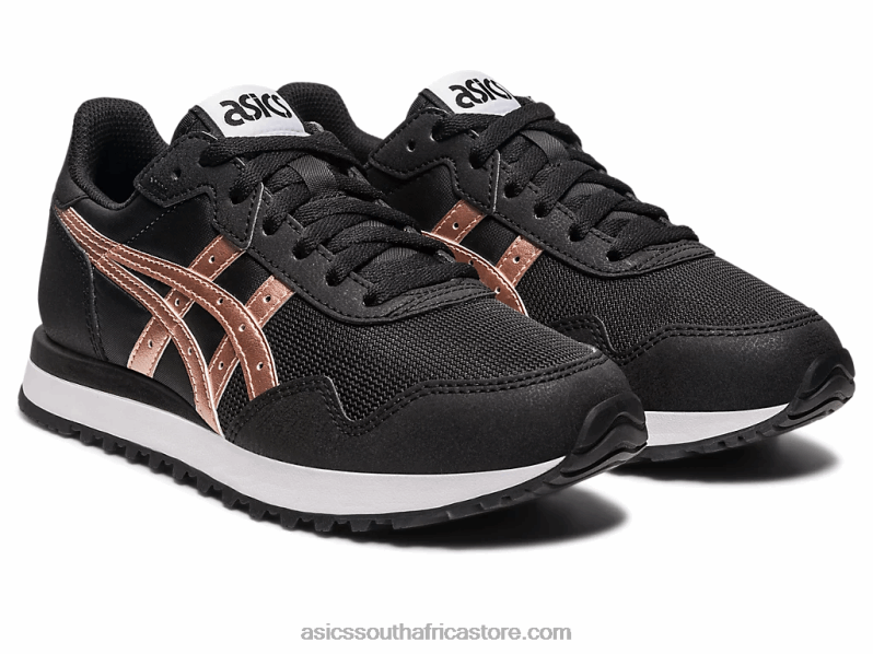 Women Asics Tiger Runner II LH4X02290 Black/Rose Gold
