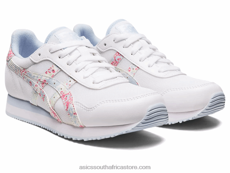 Women Asics Tiger Runner LH4X02164 White/Papaya