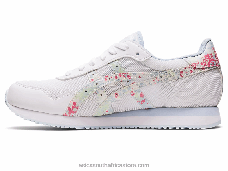 Women Asics Tiger Runner LH4X02164 White/Papaya