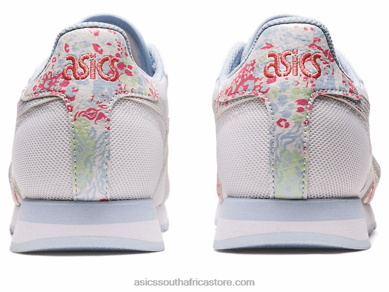 Women Asics Tiger Runner LH4X02164 White/Papaya