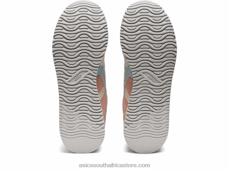 Women Asics Tiger Runner LH4X03150 Cream/Aqua Angel