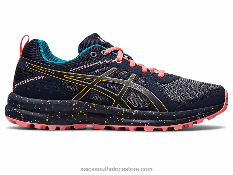 Women Asics Torrance Trail LH4X02871 Metropolis/Citrus