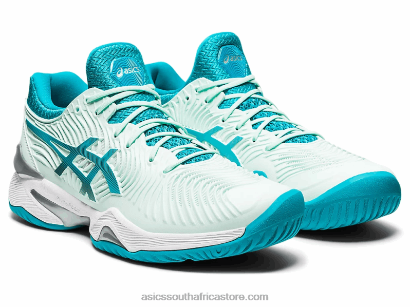 Women Asics Court FF 2 LH4X04146 Bio Mint/Lagoon