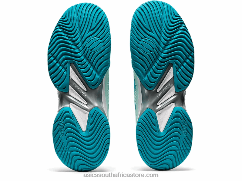 Women Asics Court FF 2 LH4X04146 Bio Mint/Lagoon