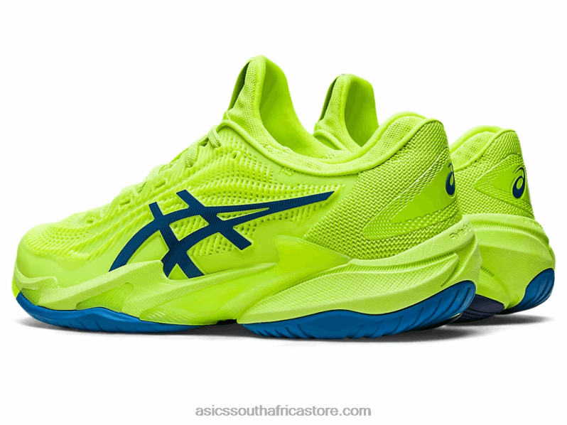 Women Asics Court FF 3 LH4X02177 Hazard Green/Reborn Blue