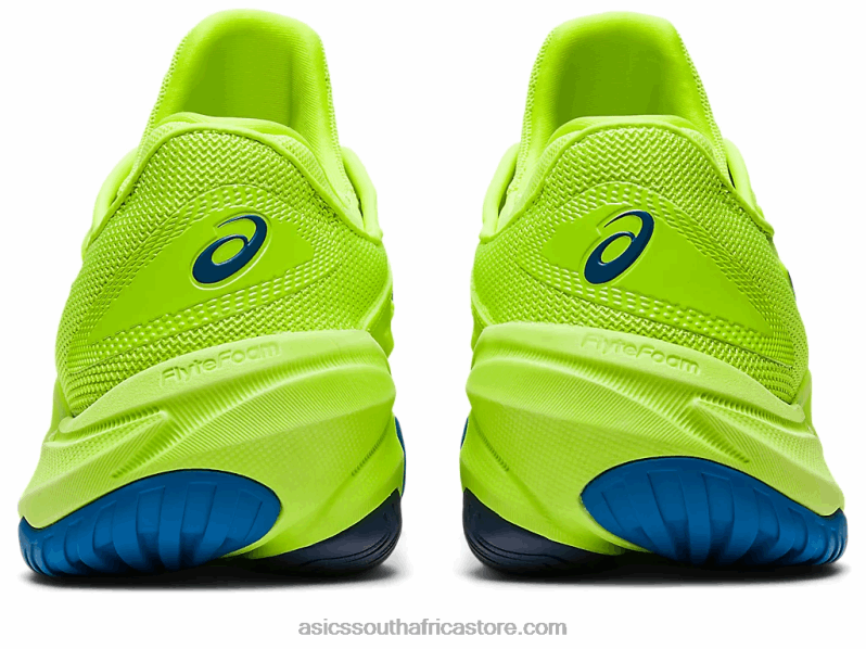 Women Asics Court FF 3 LH4X02177 Hazard Green/Reborn Blue