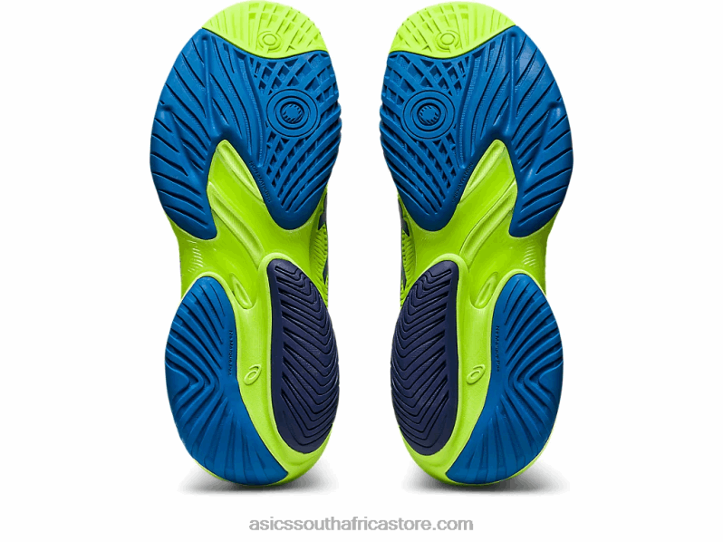 Women Asics Court FF 3 LH4X02177 Hazard Green/Reborn Blue