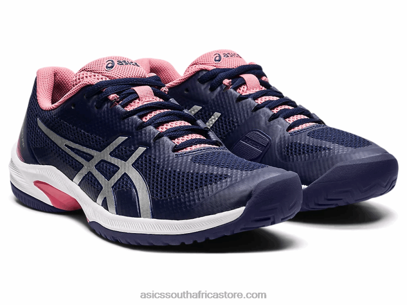 Women Asics Court Speed FF LH4X03511 Peacoat/Pure Silver