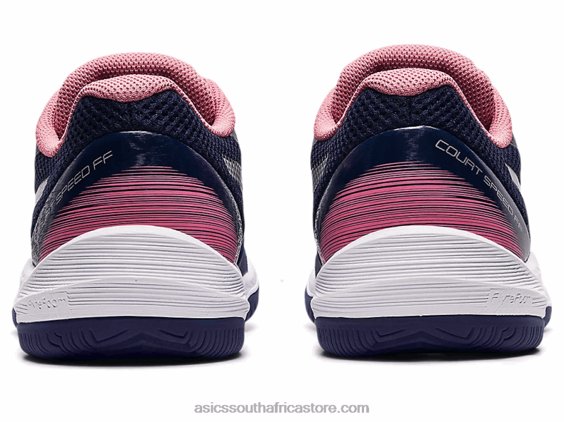 Women Asics Court Speed FF LH4X03511 Peacoat/Pure Silver