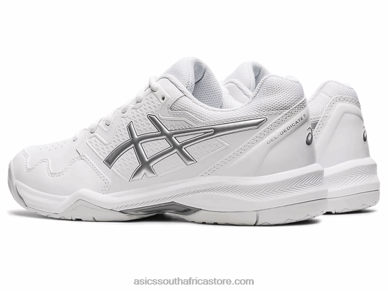 Women Asics Gel-Dedicate 7 LH4X03768 White/Pure Silver