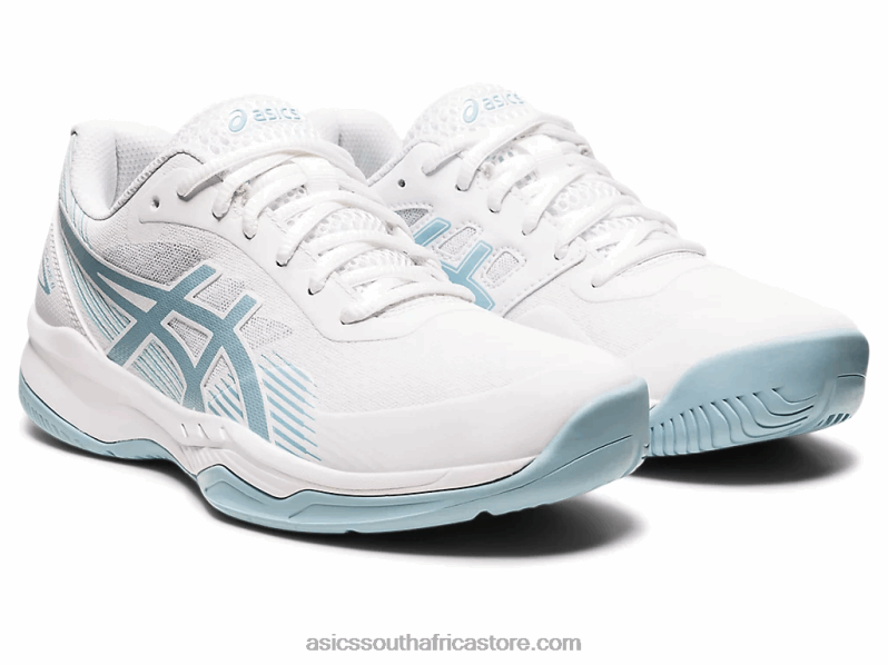 Women Asics Gel-Game 8 LH4X03192 White/Smoke Blue
