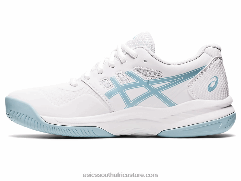 Women Asics Gel-Game 8 LH4X03192 White/Smoke Blue