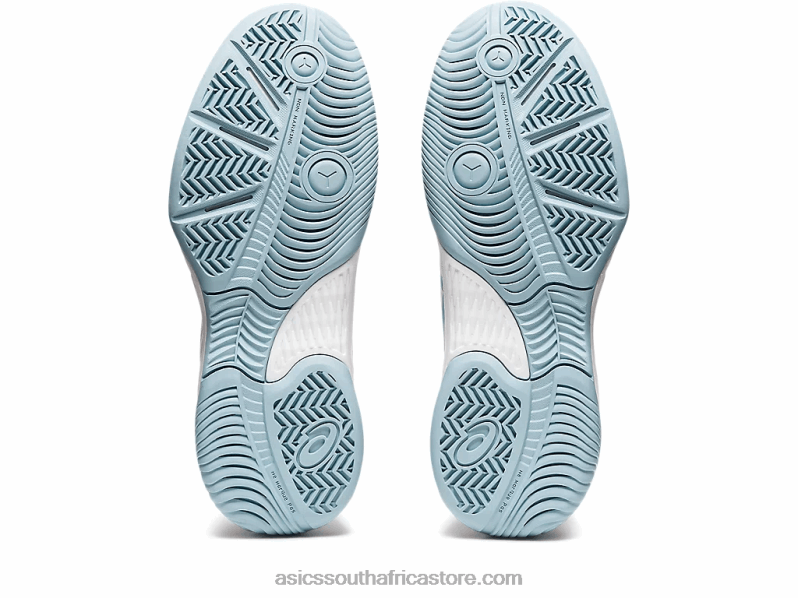 Women Asics Gel-Game 8 LH4X03192 White/Smoke Blue