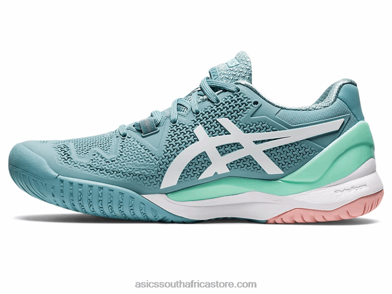 Women Asics Gel-Resolution 8 LH4X02957 Smoke Blue/White