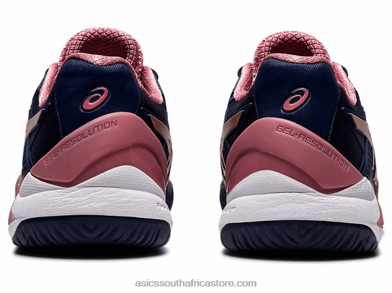 Women Asics Gel-Resolution 8 LH4X03894 Peacoat/Rose Gold