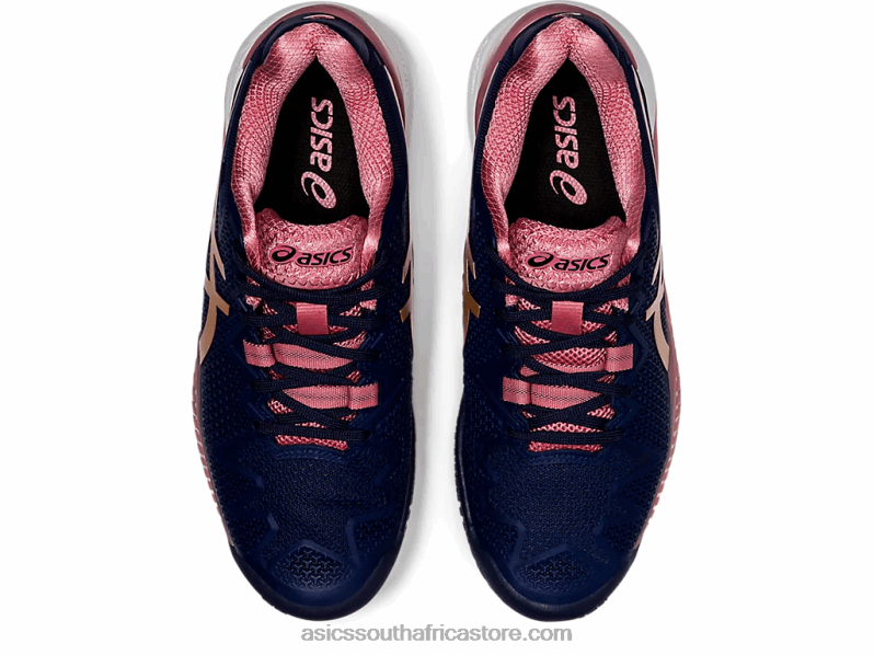 Women Asics Gel-Resolution 8 LH4X03894 Peacoat/Rose Gold