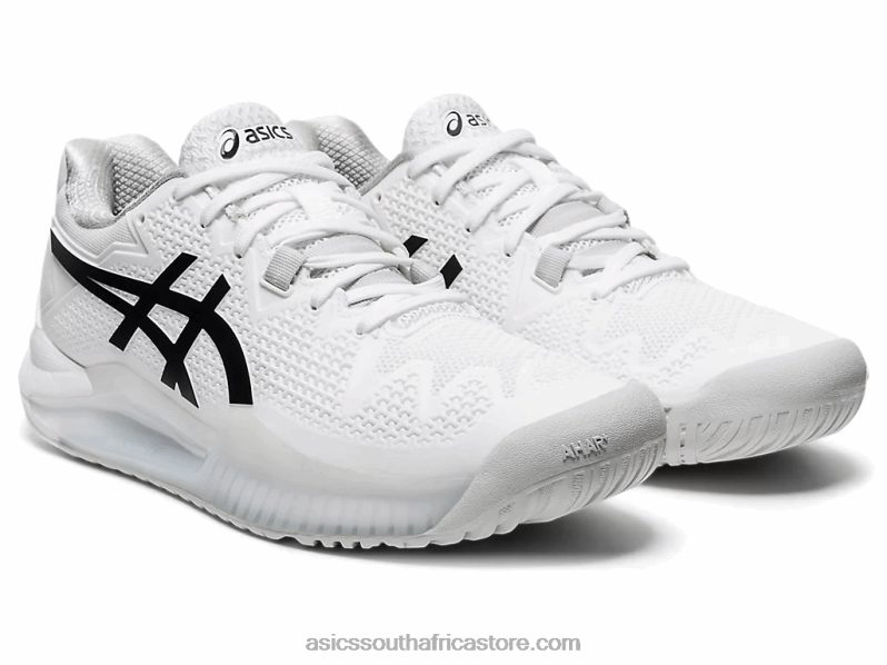 Women Asics Gel-Resolution 8 LH4X04152 White/Black
