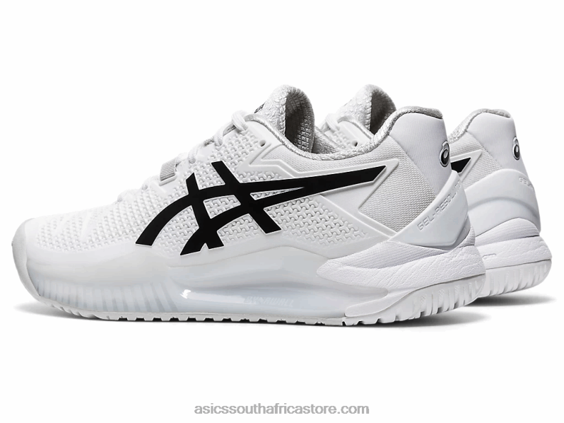 Women Asics Gel-Resolution 8 LH4X04152 White/Black