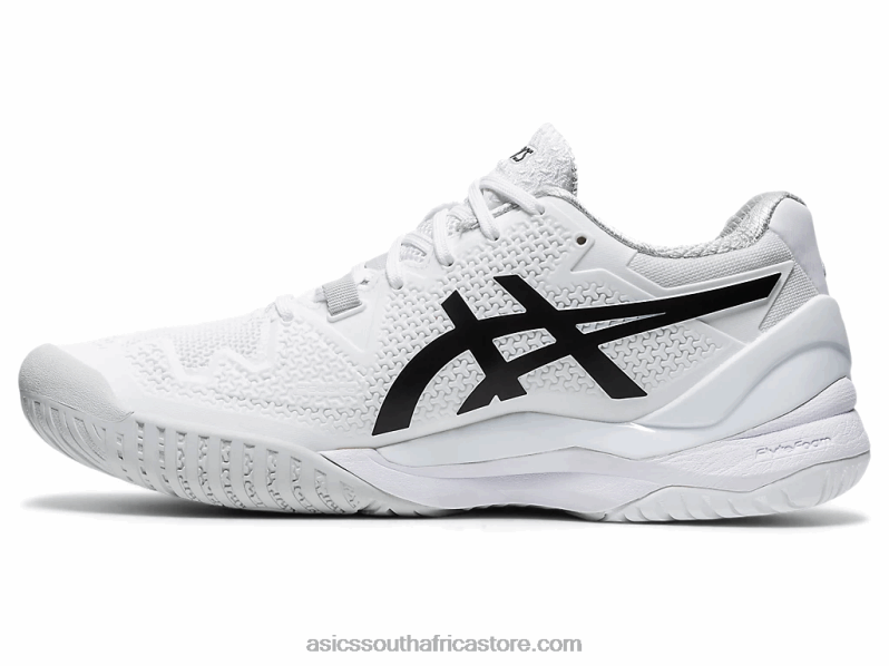 Women Asics Gel-Resolution 8 LH4X04152 White/Black