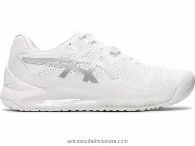 Women Asics Gel-Resolution 8 LH4X04186 White/Pure Silver