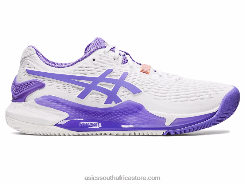 Women Asics Gel-Resolution 9 Clay LH4X02452 White/Amethyst