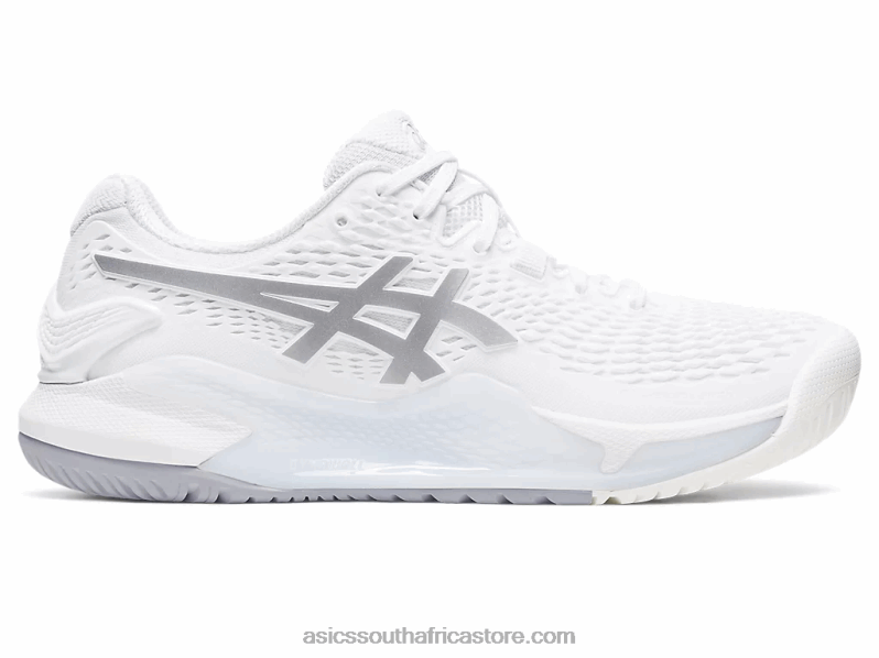 Women Asics Gel-Resolution 9 LH4X02390 White/Pure Silver