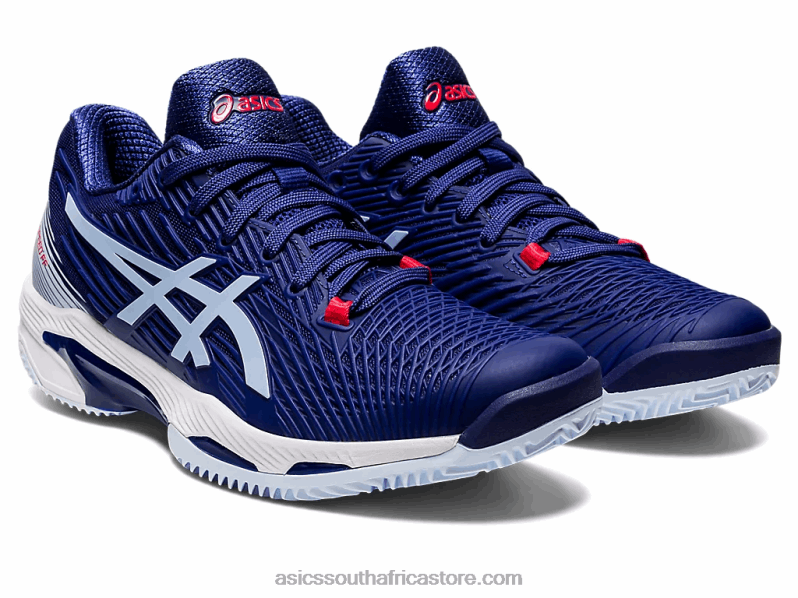 Women Asics Solution Speed FF 2 Clay LH4X03018 Dive Blue/Soft Sky