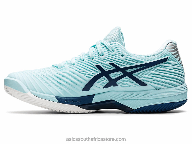 Women Asics Solution Speed FF 2 Clay LH4X03600 Clear Blue/Light Indigo