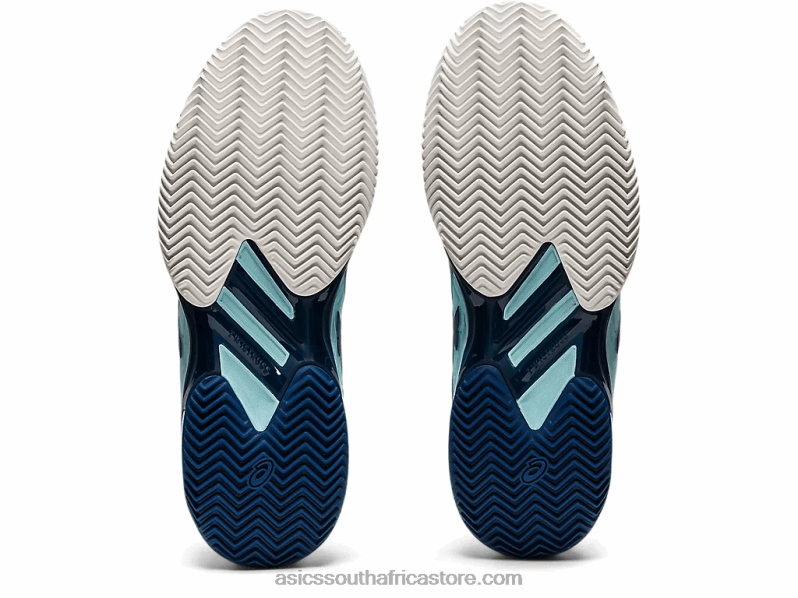 Women Asics Solution Speed FF 2 Clay LH4X03600 Clear Blue/Light Indigo