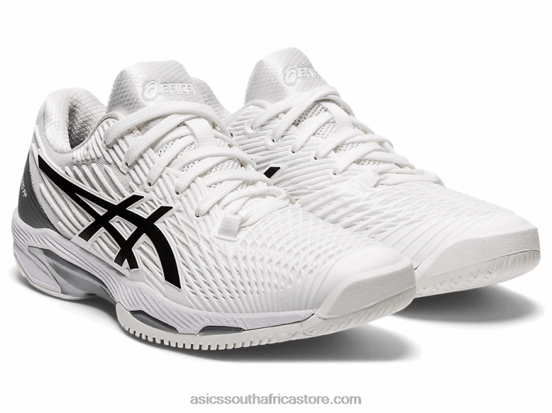 Women Asics Solution Speed FF 2 LH4X02595 White/Black