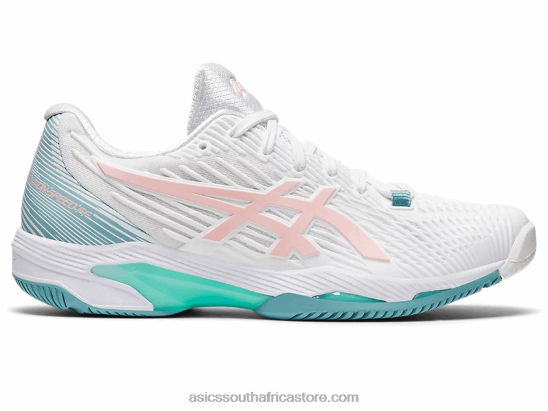 Women Asics Solution Speed FF 2 LH4X03168 White/Frosted Rose