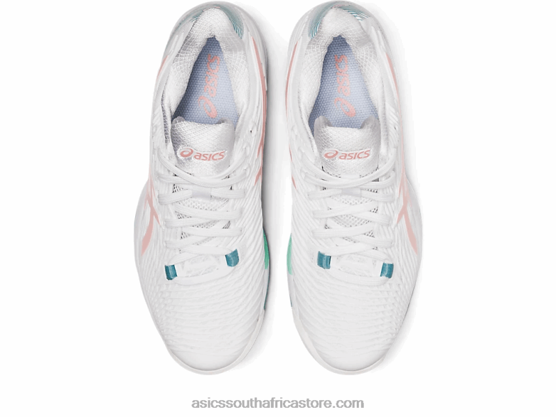 Women Asics Solution Speed FF 2 LH4X03168 White/Frosted Rose