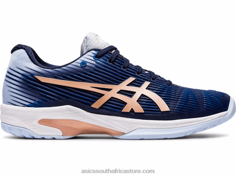 Women Asics Solution Speed FF LH4X04188 Peacoat/Rose Gold