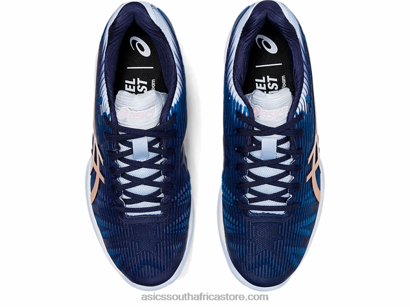 Women Asics Solution Speed FF LH4X04188 Peacoat/Rose Gold