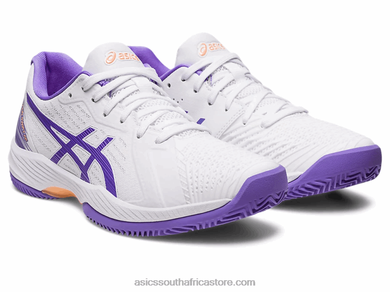 Women Asics Solution Swift FF Clay LH4X02569 White/Amethyst