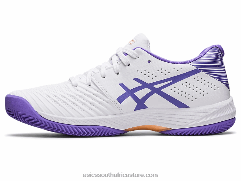Women Asics Solution Swift FF Clay LH4X02569 White/Amethyst