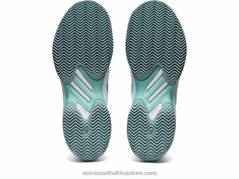 Women Asics Solution Swift FF Clay LH4X03175 White/Smoke Blue