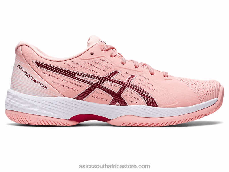 Women Asics Solution Swift FF LH4X02735 Frosted Rose/Cranberry