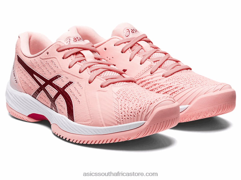 Women Asics Solution Swift FF LH4X02735 Frosted Rose/Cranberry