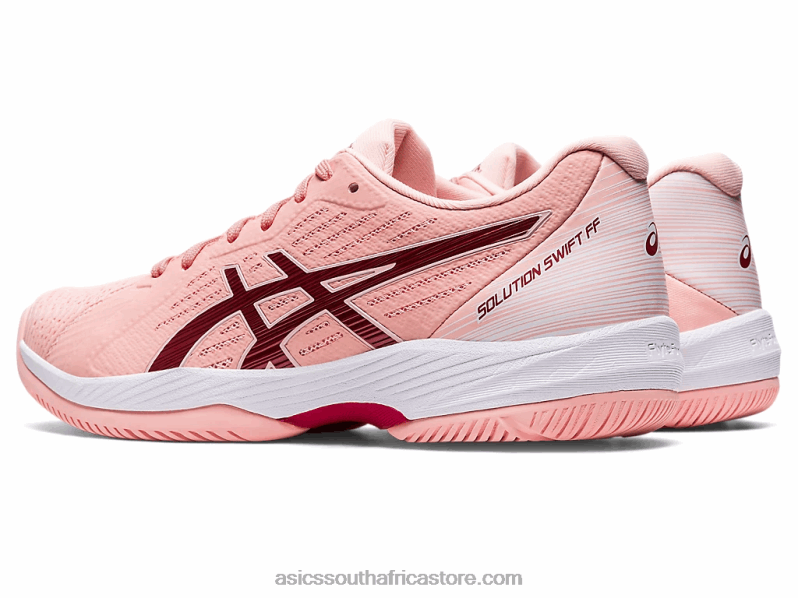Women Asics Solution Swift FF LH4X02735 Frosted Rose/Cranberry