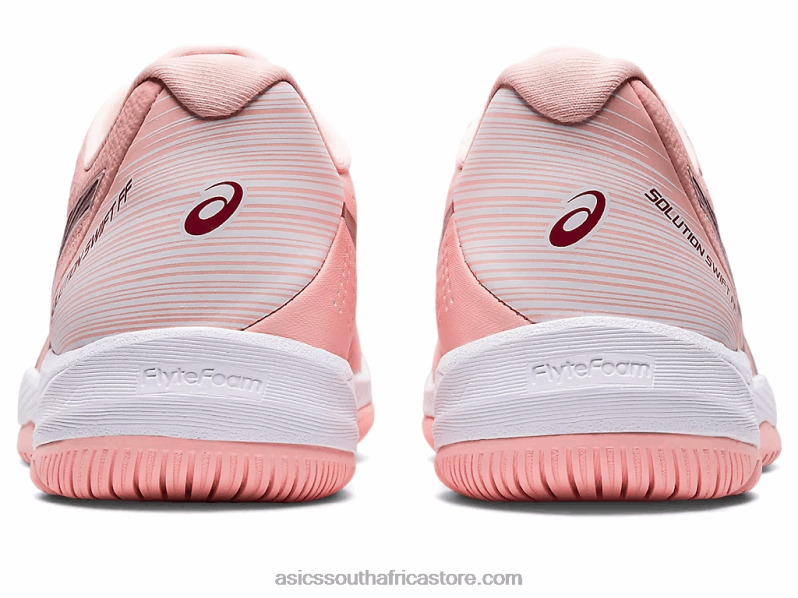 Women Asics Solution Swift FF LH4X02735 Frosted Rose/Cranberry
