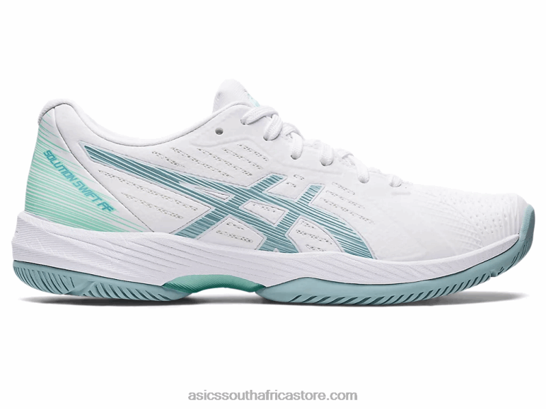 Women Asics Solution Swift FF LH4X03022 White/Smoke Blue